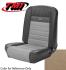 FORD MUSTANG 1965-1966 DELUXE CABRIOLET KIT HOUSSES DE SIEGES AVANT ET ARRIRE  PARCHEMIN TMI Deluxe Pony Seat Upholstery 43-71125-2613