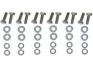 FORD MUSTANG 1965-1968 KIT DE VIS CACHE CULBUTEURS COBRA valve cover bolt set Cobra SCOTT DRAKE VCB-S1ME-1438