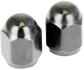 BOUCHONS DE VALVE UNIVERSEL HEXAGONE ANODISE CHROME* VCPHEXCH