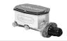MAITRE CYLINDRE COMPACT ALUMINIUM NOIR CAPOT PEINT CORP POLI CIRCUIT HIGH VOLUME Aluminum Tandem Master Cylinders black WILWOOD 260-14959-P