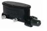 MAITRE CYLINDRE ALUMINIUM NOIR DOUBLE CIRCUIT HIGH VOLUME Aluminum Tandem Master Cylinders black WILWOOD 260-8555-BK