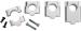 MOOSE RACING PONTET REHAUSSEUR POUR GUIDON 22mm UNIVERSEL