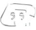 MOOSE RACING PROTECTION BARRE CONTOUR ALUMINIUM POUR MAINS 28mm PRO SILVER (2)