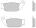 CARBONE LORRAINE PLAQUETTES ARRIERE 1259 RX3 SUZUKI GSXR 125 2017-2021