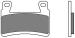 BREMBO SR / SC SINTER RACING ROAD PLAQUETTES AVANT 07KA29SR KAWASAKI ZX6R 636 2013-2020
