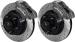 FORD MUSTANG 1965-1969 V8 CONVERSION DE TAMBOURS A KIT FREINS A DISQUES AVANT COMPLET RAINURE PERCE (jante 14x6 minimum) BOITE AUTOMATIQUE OU MANUELLE disc brake conversion kit V8 Front WILWOOD 140-13476-D