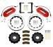 DODGE RAM 1500 2019-2022 V6 ET V8 KIT FREINS AVANT 6 PISTONS ROUGE TX6R Big Brake Front Brake Kits WILWOOD 140-16790-R (2)