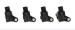 Coils, 2013-2018 Gm 2.0l Turbo, 4pk, Black ACCEL 140086K-4