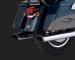 1801-0391 VANCE & HINES TWIN SLASH OVAL SLIP-ONS CHROME HARLEY DAVIDSON FLHRC 1690 ROAD KING CLASSIC 2011-2015* (4)