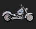 1800-0446 VANCE & HINES BIG RADIUS 2 EN 2 CHROME HARLEY DAVIDSON FLSTF 1584 FAT BOY 2007-2011* (2)