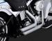 1800-0452 VANCE & HINES SHORTSHOTS STAGGERED CHROME HARLEY DAVIDSON FLSTF 1584 FAT BOY 2007-2011* (4)