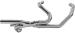 BASSANI EXHAUST 1802-0326 COLLECTEUR 2X2 DUAL CHROME  HARLEY DAVIDSON FLHRC 1690 ROAD KING CLASSIC 2011-2013 (2)