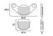 BREMBO SA SINTER 07KA07SD PLAQUETTES AVANT MASAI 300 A300 2005-2007 (2)