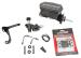 FORD MUSTANG 1964-1972 KIT MAITRE CYLINDRE COMPACT ALUMINIUM NOIR DOUBLE CIRCUIT HIGH VOLUME SANS ASSISTANCE Kit Aluminum Tandem Master Cylinders black WILWOOD 261-15544-BK