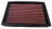 K&N FILTRE  AIR KN 332813 PEUGEOT 206 2.0 ESSENCE INJECTION 1999-2006 136 PS