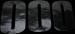 MOOSE RACING AUTOCOLLANT STICKERS NUMRO ZERO EN NOIR 15cm