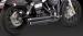 1800-1413 VANCE & HINES BIG SHOTS STAGGERED STRAIGHT CUT BLACK FXDF 1690 FAT BOB 2012-2014* (3)