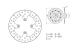 BREMBO DISQUE DE FREINS ARRIRE SERIE ORO FIXE 68B407H1 DUCATI 937 SUPERSPORT / S 2017-2020 (3)
