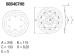 BREMBO DISQUE DE FREINS ARRIRE SERIE ORO FIXE 68B407H8 YAMAHA TDM 850 1991-2001 (2)
