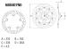 BREMBO DISQUE DE FREIN AVANT SERIE ORO 68B407N0 HONDA 1200 VFR X CROSSTOURER ABS / DCT / XL 2012-2018 (2)