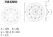 BREMBO DISQUE DE FREINS AVANT SERIE ORO 78B40893 MV AUGUSTA 800 BRUTALE 2013 (3)
