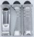 REPOSE PIED ALU 80mm POUR COMMANDES RECULEES PP TUNING