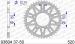 COURONNE ALU RACING PAS 520 43 DENTS 9360443 POUR JANTE PVM (2)