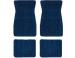 FORD MUSTANG 1964-1968 KIT SET DE TAPIS DE SOL BLEU FONCE SANS LOGO Carpet floor Mats dark blue ACC 19503230-07