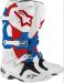 Bottes Cross Off Road ALPINESTARS TECH 8 RS WHITE RED BLUE