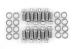 FORD MUSTANG 1964-1973 V8 289 302 351 390 427 428 429 KIT DE COLLECTEUR D`ECHAPPEMENT INOX ARP Stainless Steel Header Bolts 400-1202