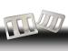 FORD MUSTANG 1967-1968 PAIRE DE CONTOURS DE FEU ARRIERE ALUMINIUM  Billet Tail Light Bezels pair SCOTT DRAKE B-13489-67