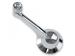 FORD MUSTANG 1964-1965 POIGNEE DE LEVE VITRE ARRIERE  VERSION MAINTIEN CLIPS window handle chrome knob ACP FM-BW013B C4SZ-6323342-A