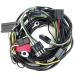 FORD MUSTANG 1965 FAISCEAU DE CABLES DE PHARES AVEC JAUGE ET FOG DANS COMPARTIMENT MOTEUR healight wiring harness with gauges  fod lamp feed built in SCOTT DRAKE C5ZZ-14290-WG