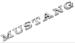 FORD MUSTANG 1965-1972 LETTRES LETTRAGE DE COFFRE ARRIERE CHROME FIXATION AUTOCOLLANT Stick-on Letters SCOTT DRAKE C5ZZ-6540282-SK