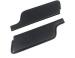 FORD MUSTANG 1967-1968 CABRIOLET PARE SOLEIL NOIR Convertible Sun Visors Black SCOTT DRAKE C7ZZ-7604104-BK