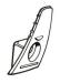 FORD MUSTANG 1968-1973 BASE FIXATION CROCHET ACCROCHE VETEMENTS coat hook base DANIEL CARPENTER C8AZ-6229232 (VENDU  L`UNIT)