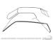 FORD MUSTANG 1969-1970 COUPE PAIRE DE JOINTS RAIL D ETANCHEITE DE PORTE SUR TOIT Roof Rail Seal pair DANIEL CARPENTER C9ZZ-6551222