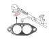 VOLKSWAGEN COCCINELLE 1300-1600 JOINT ENTRE CULASSE ET TUBULURE EN DOUBLE ADMISSION VC40304  l`unit (2)