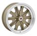 FORD MUSTANG 1964-1973 JANTE 17x8 (entraxe 5 x 114.3mm) Legendary Wheels HB45 Gold Haze Machined Wheels 17x8 back space 4.75 LW90-70854F (2)