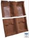 FORD MUSTANG 1971-1973 FASTBACK KIT MOQUETTE MOULES GINGEMBRE Molded carpet kit Ginger SCOTT DRAKE CAR71-FB-GI