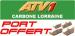 CARBONE LORRAINE PLAQUETTES ARRIERE 2352 ATV1 GAS GAS WILD HP 50 2004-2010 (2)
