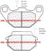 CARBONE LORRAINE PLAQUETTES ARRIERE 1123 ATV1 KYMCO MAXXER 90 2005-2010