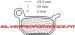 CARBONE LORRAINE PLAQUETTES AVANT 1128 XE7 / XC7 KTM SX 50 2002-2010
