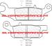 CARBONE LORRAINE PLAQUETTES ARRIERE DROITE 1194 ATV1 YAMAHA YFM GRIZZLY EPS 700 2007-2010