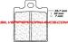 CARBONE LORRAINE PLAQUETTES ARRIERE 2249 X59 FANTIC RS CABALLERO 50 1991-2010