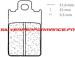 CARBONE LORRAINE PLAQUETTES AVANT 2260 XE7 / XC7 APRILIA CLIMBER 275 1989-1990