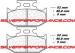 CARBONE LORRAINE PLAQUETTES ARRIERE 2299 RX3 SUZUKI DR 350 1990-1999