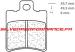 BREMBO SA SINTER PLAQUETTES AVANT 07BB17SA 2307 BERINGER ROAD 2 PISTONS