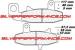 BREMBO SA SINTER PLAQUETTES AVANT 07SU15SA 2308 SUZUKI DR 650 R 1990-1995