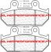 BREMBO SA SINTER PLAQUETTES AVANT 07HO35SA 2310 HONDA DOMINATOR 650 1993-1996